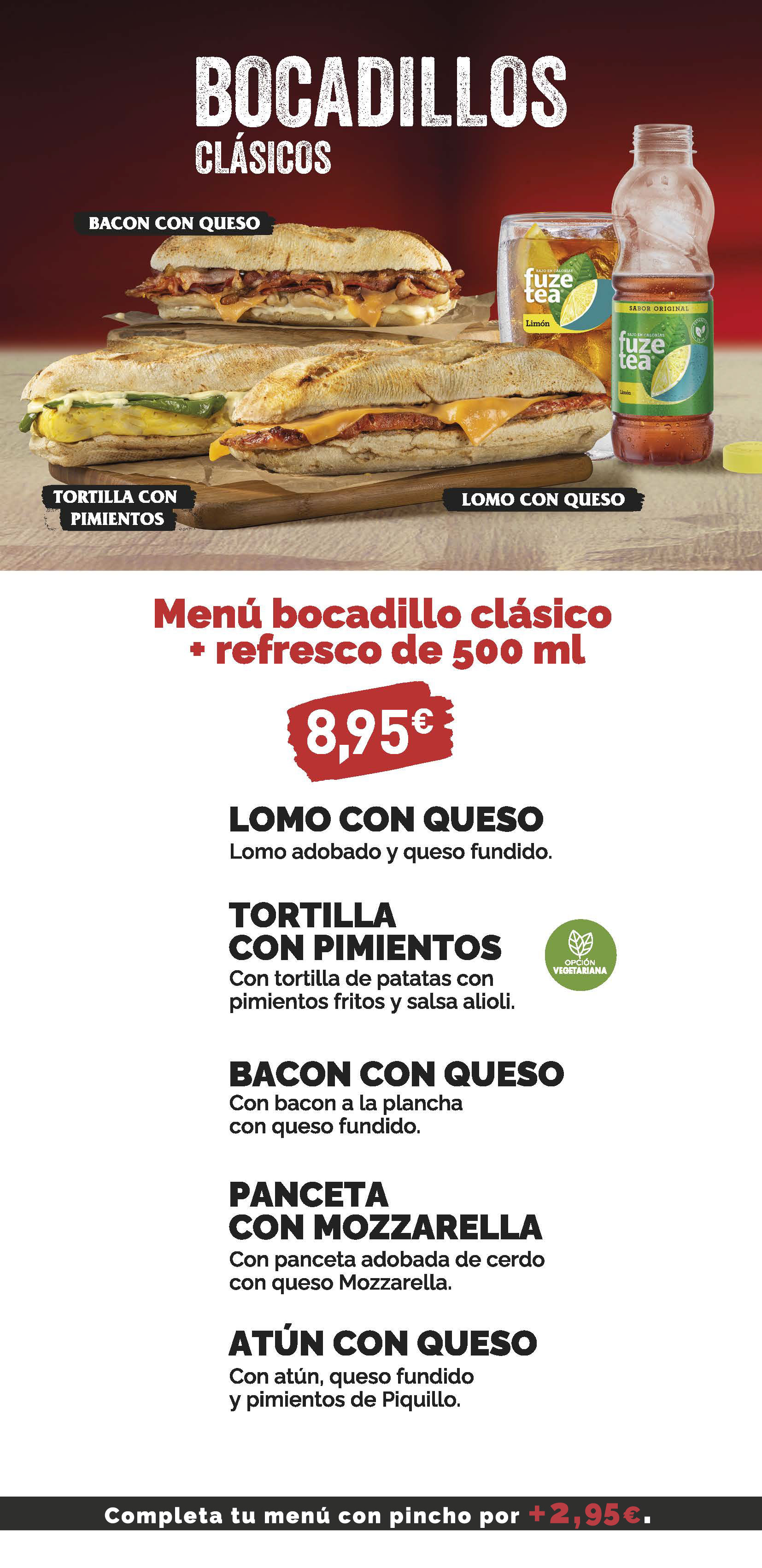 Menú página 1
